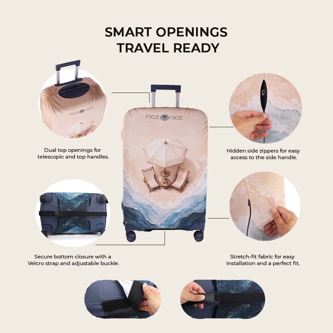 Azure Luggage Cover - view 3
