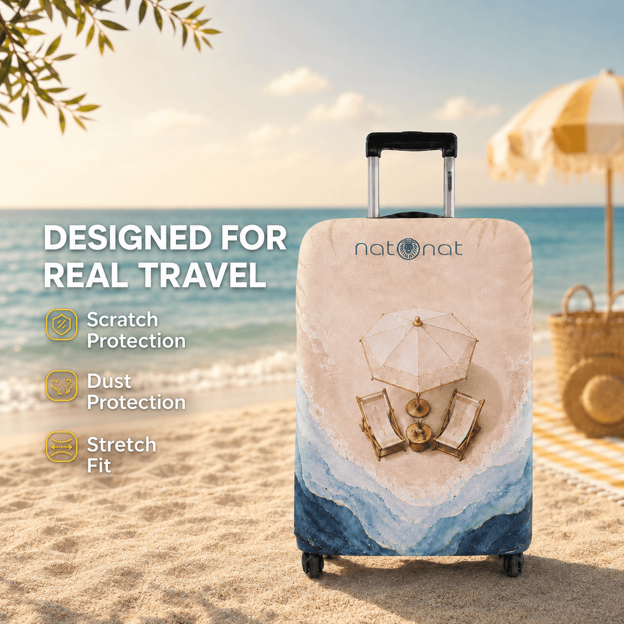 Azure Luggage Cover - view 4