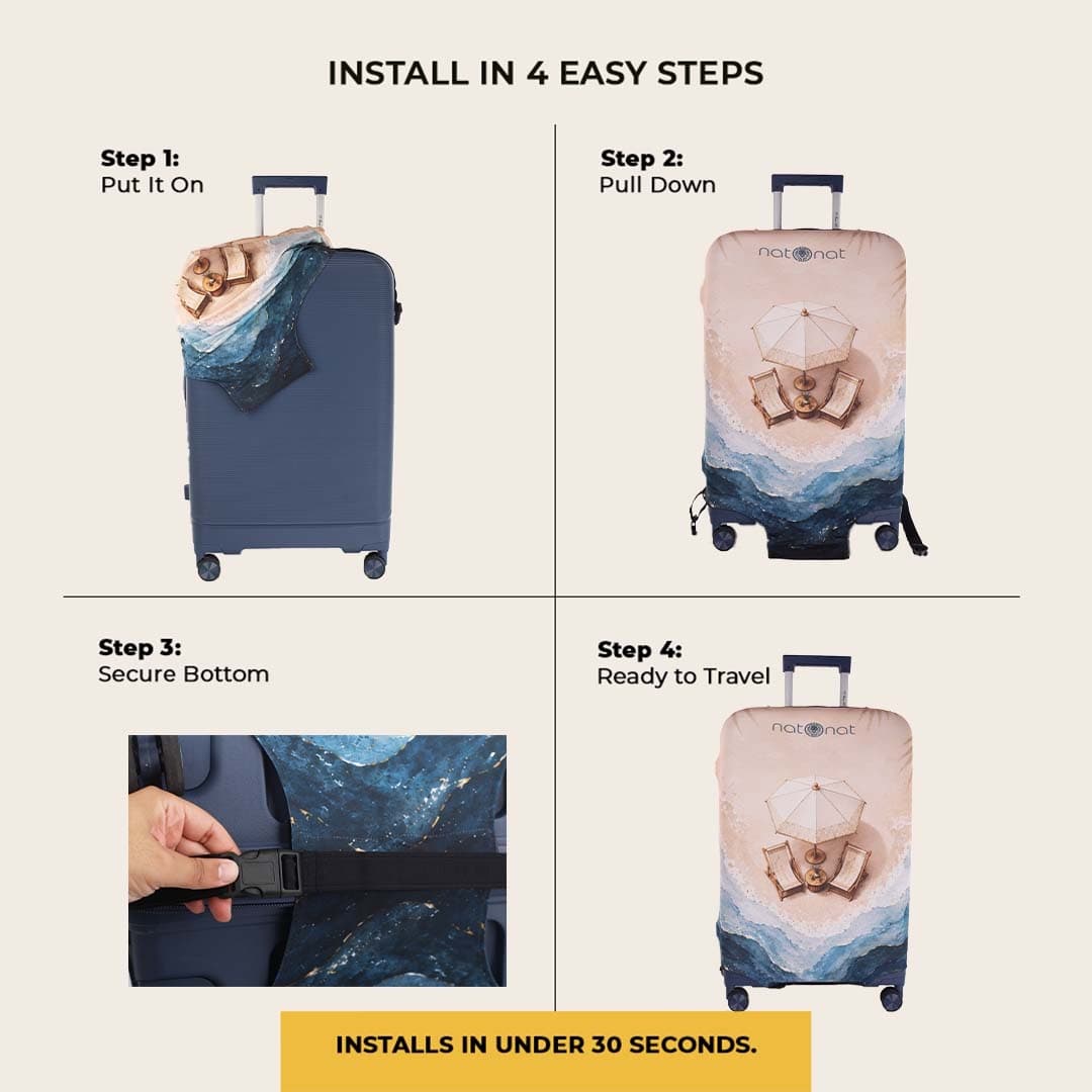 Azure Luggage Cover - view 5