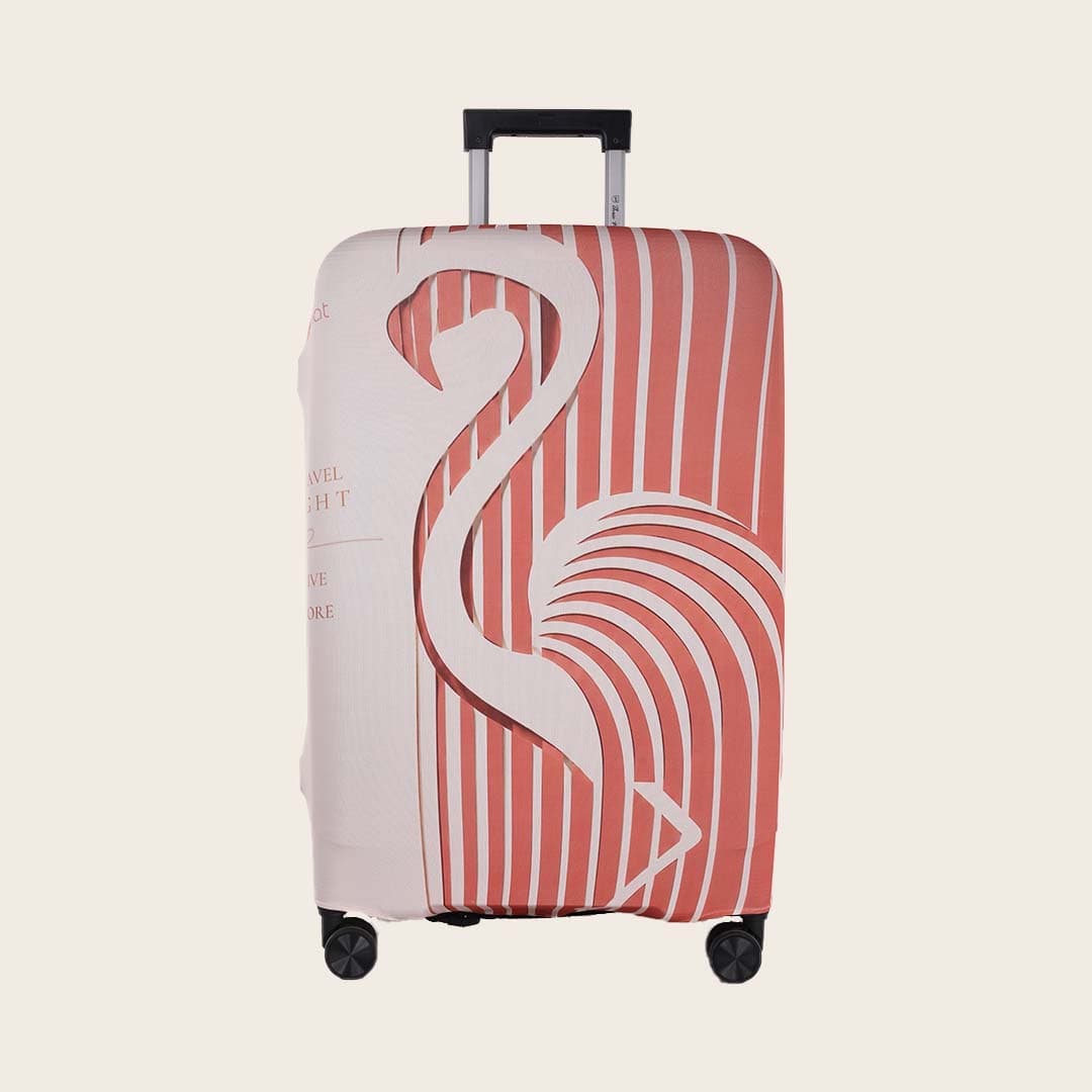Blush Luggage Cover