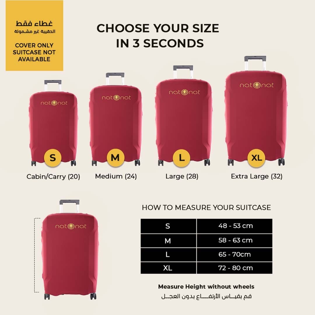 Red Luggage Cover - view 2