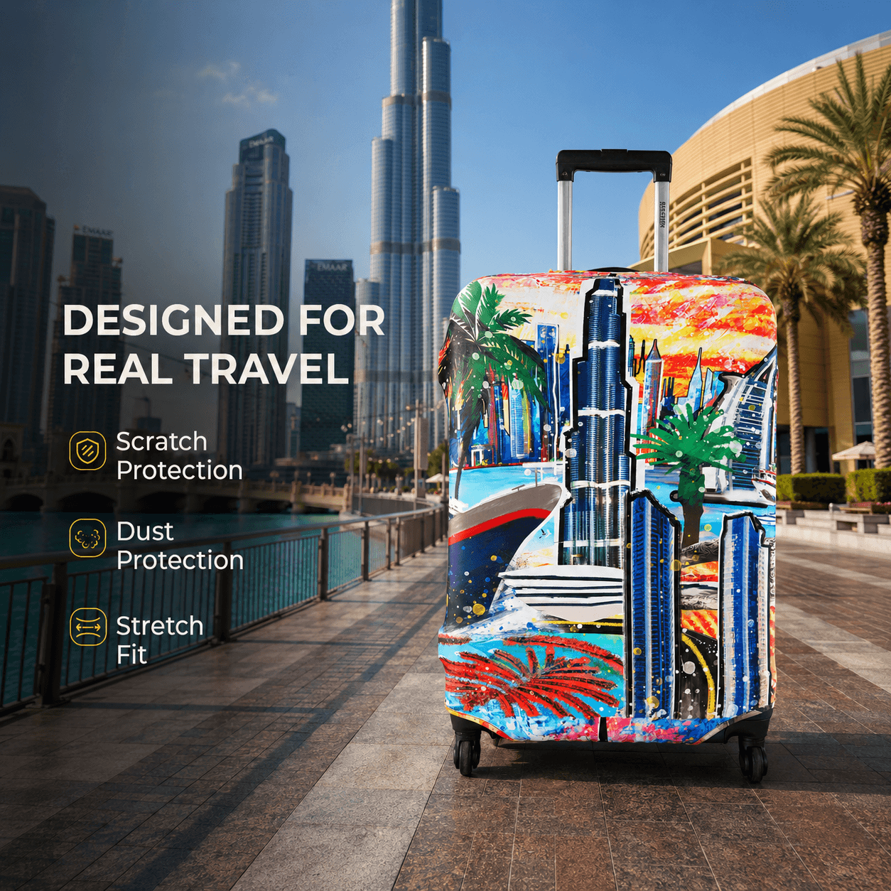Dubai Luggage Cover - view 4