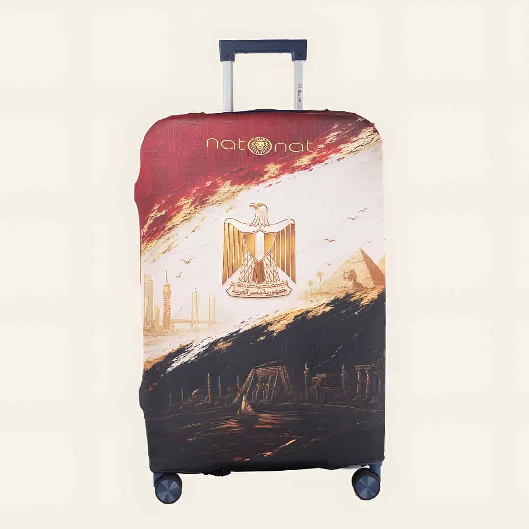 Egyptian Flag Luggage Cover