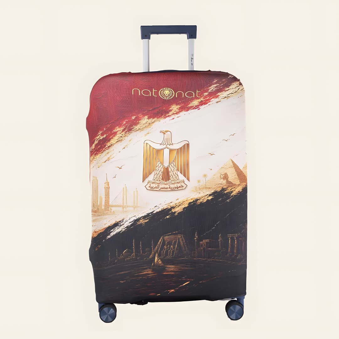 Egyptian Flag Luggage Cover - view 1