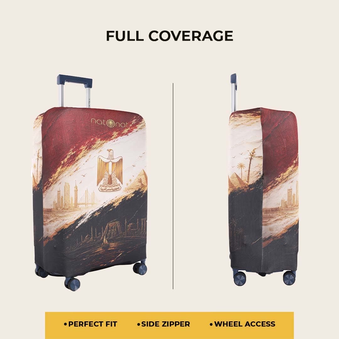 Egyptian Flag Luggage Cover - view 6