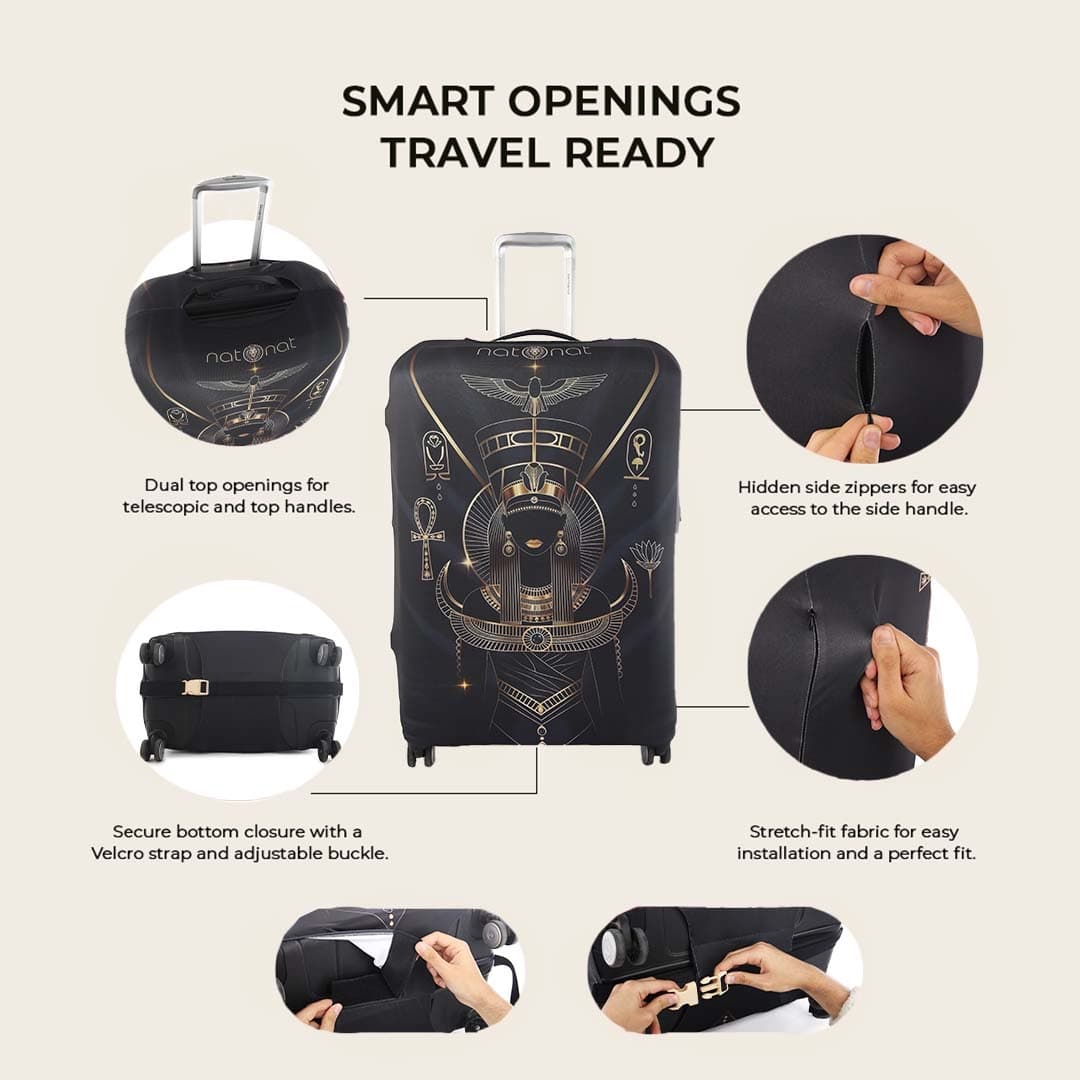 Egyptian Queen Luggage Cover - view 3