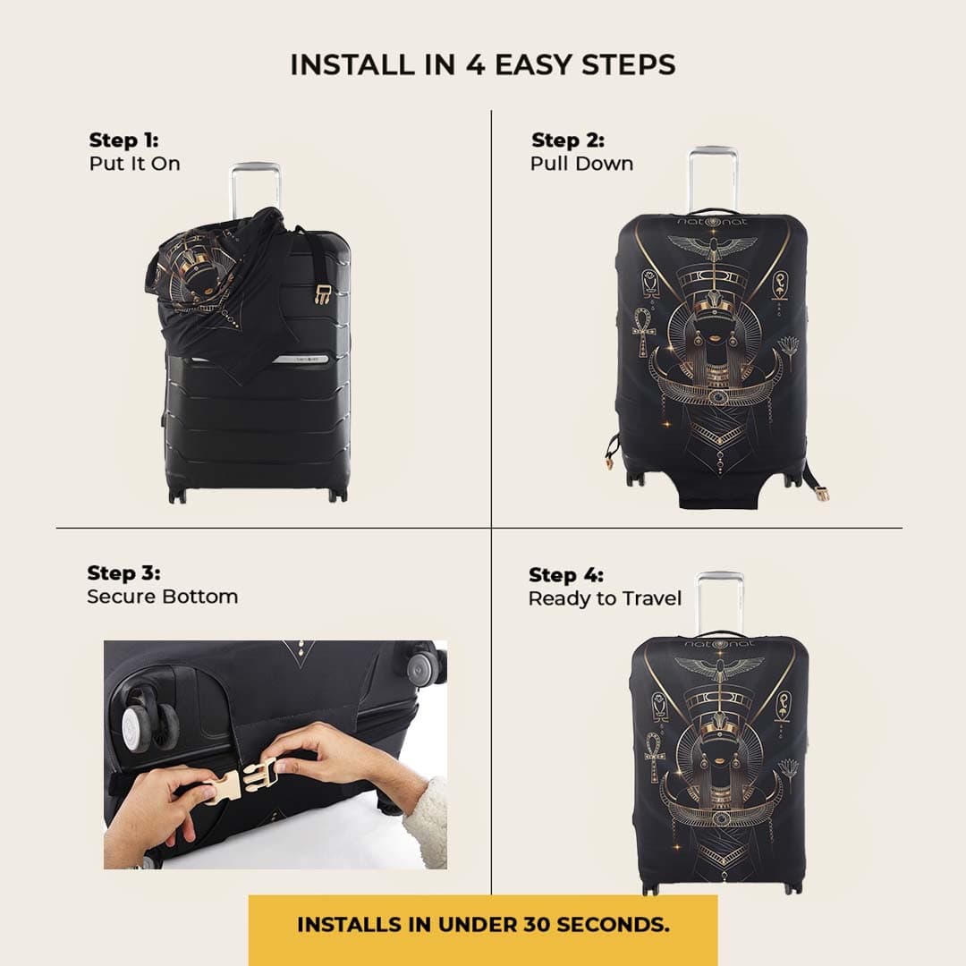 Egyptian Queen Luggage Cover - view 5