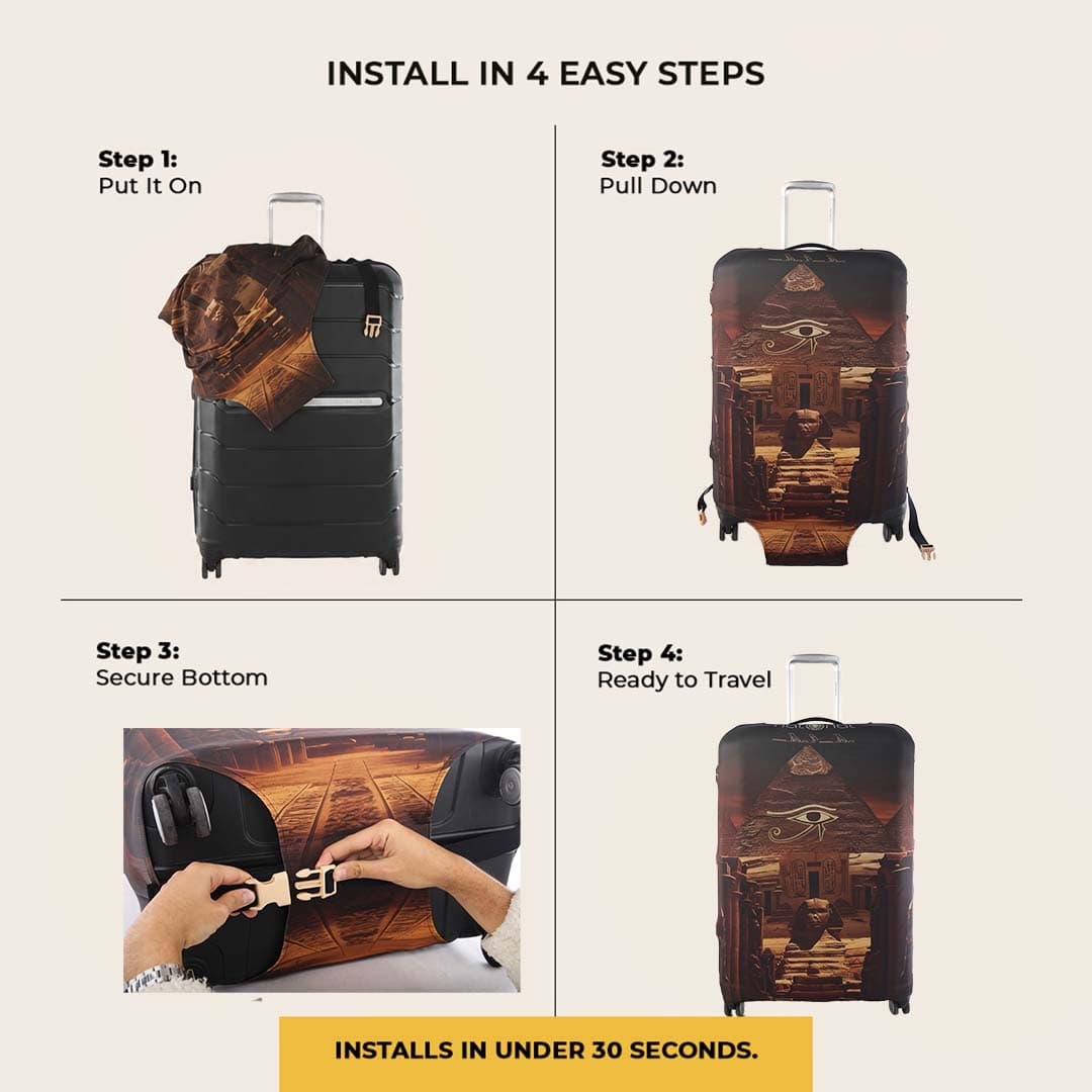 Eternal Egypt Luggage Cover - view 5