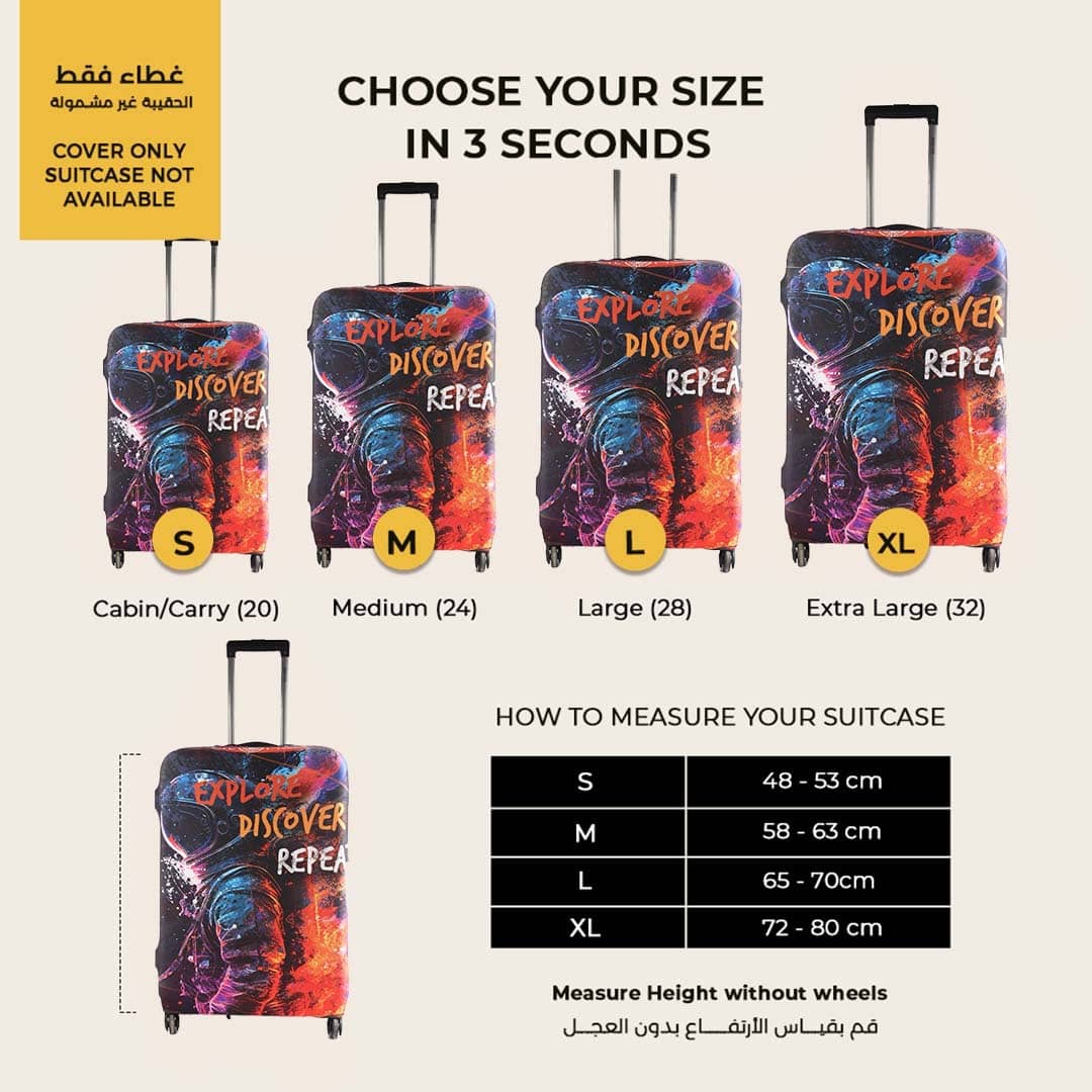 Explore Luggage Cover - hover view