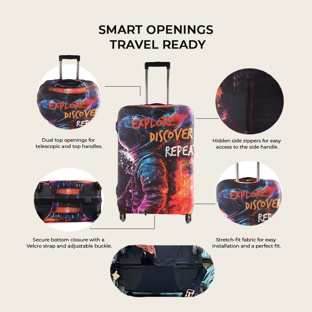 Explore Luggage Cover - view 3