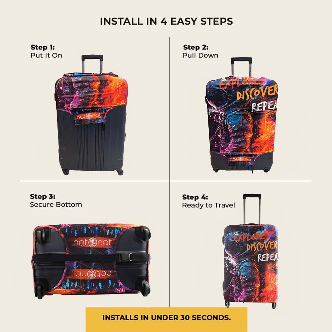 Explore Luggage Cover - view 5