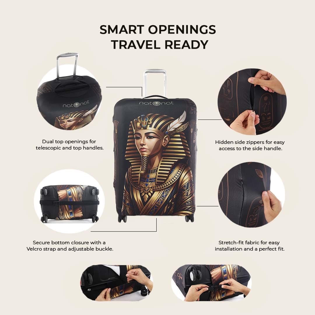 King Tut Luggage Cover - view 3