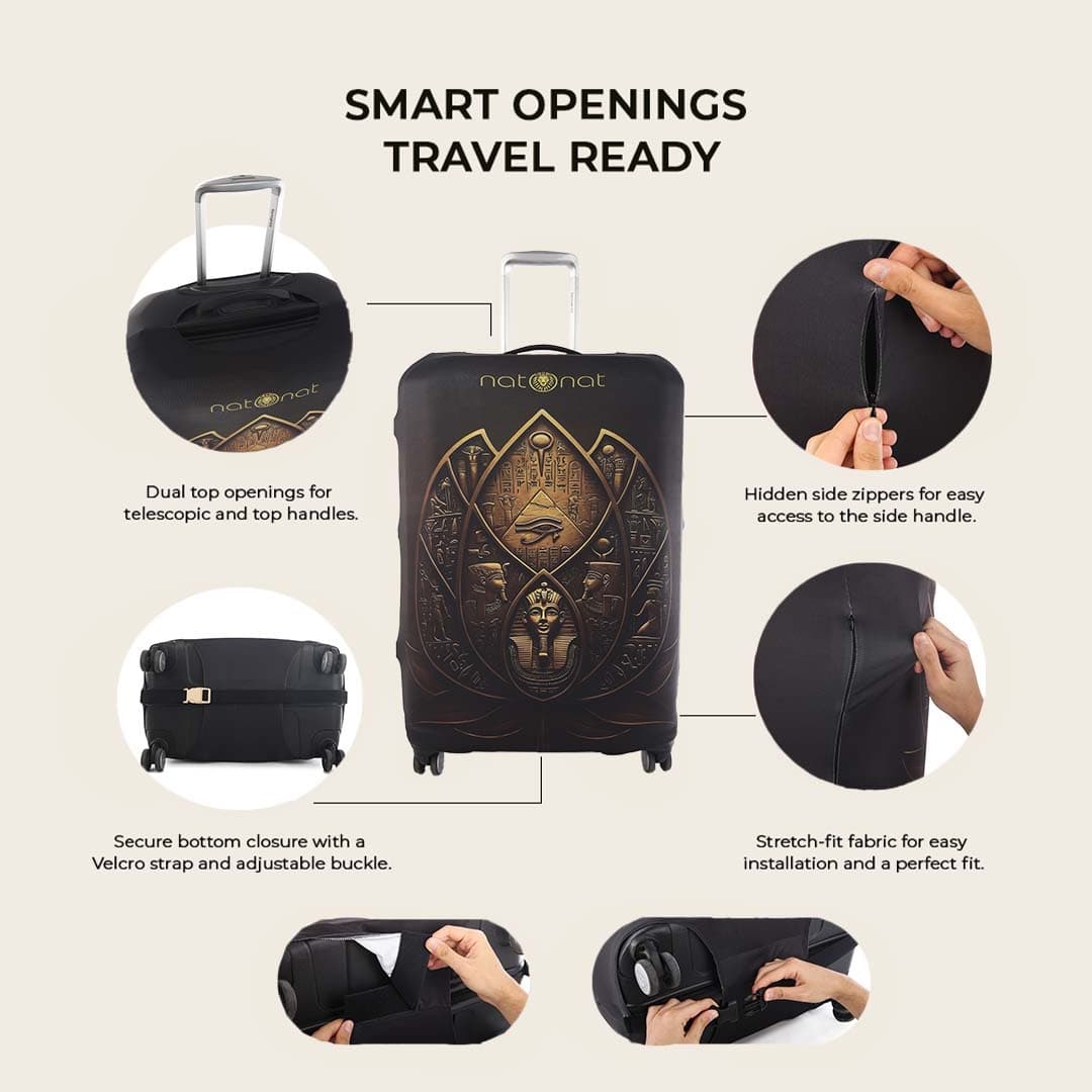Lotus Luggage Cover - view 3