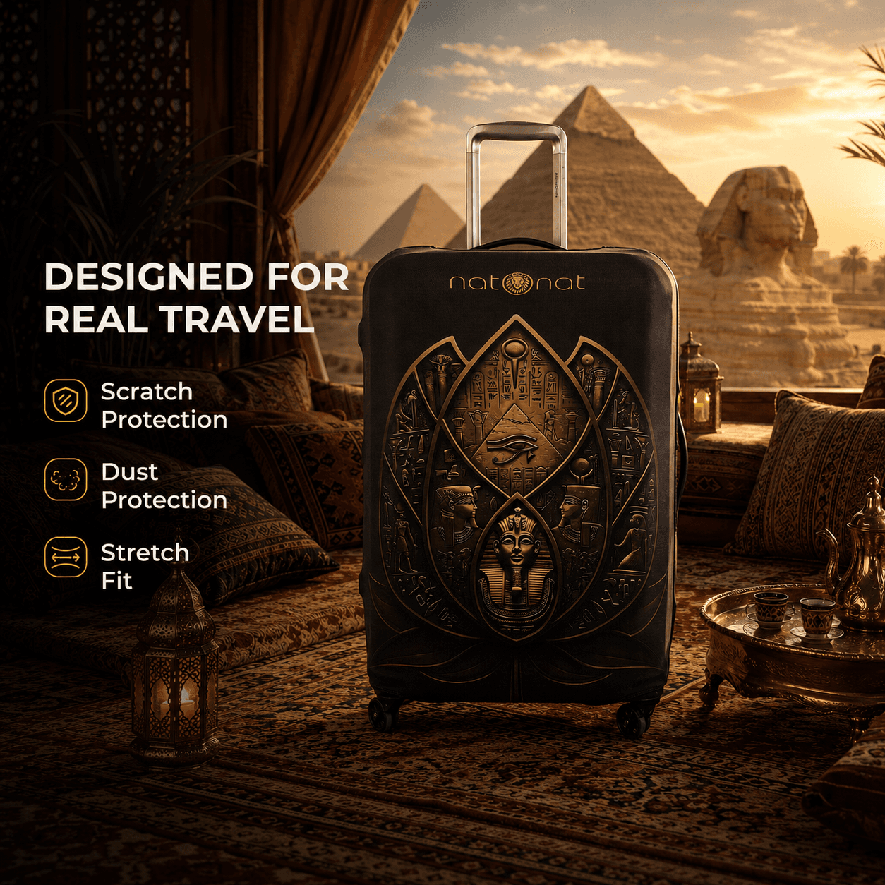 Lotus Luggage Cover - view 4