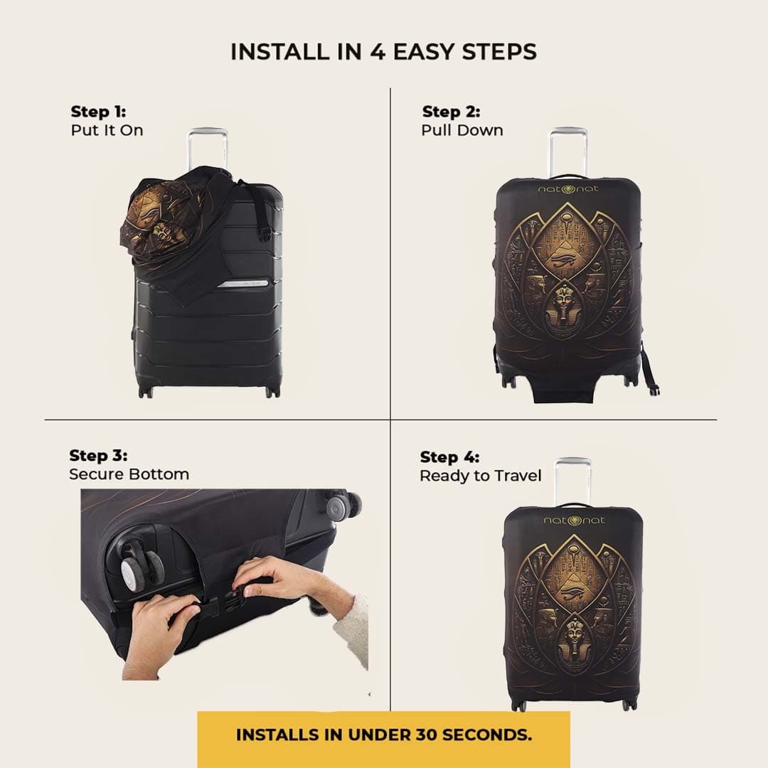 Lotus Luggage Cover - view 5
