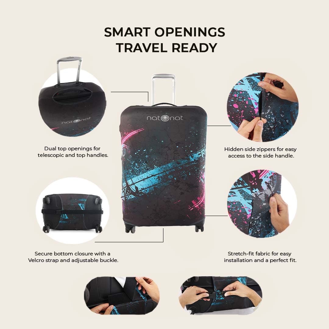 Urban Vibes Luggage Cover - view 3