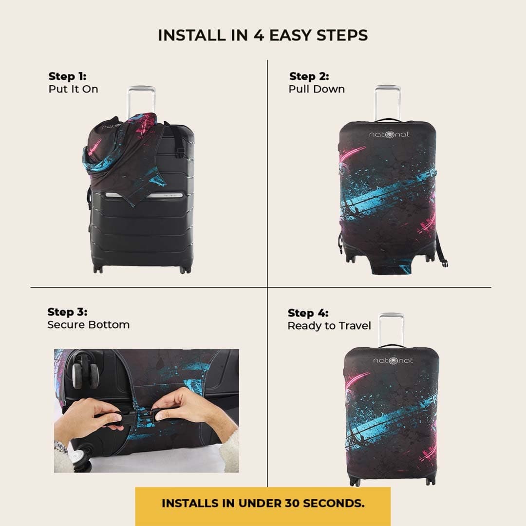 Urban Vibes Luggage Cover - view 5