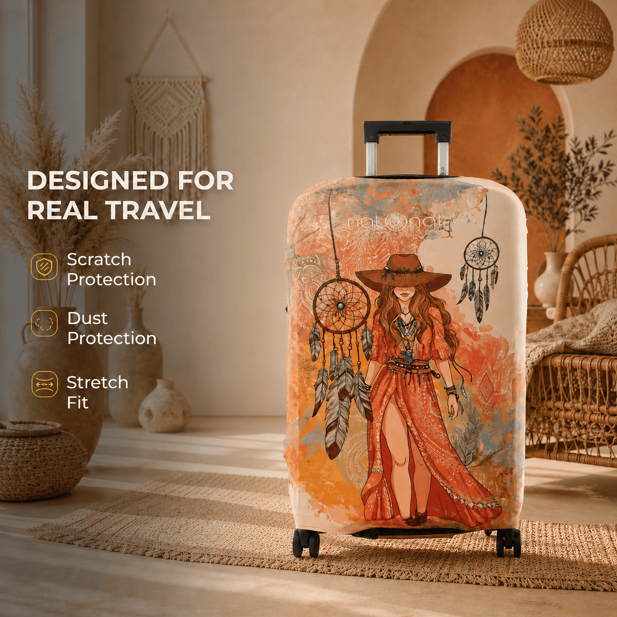 Wildfern Luggage Cover - view 4