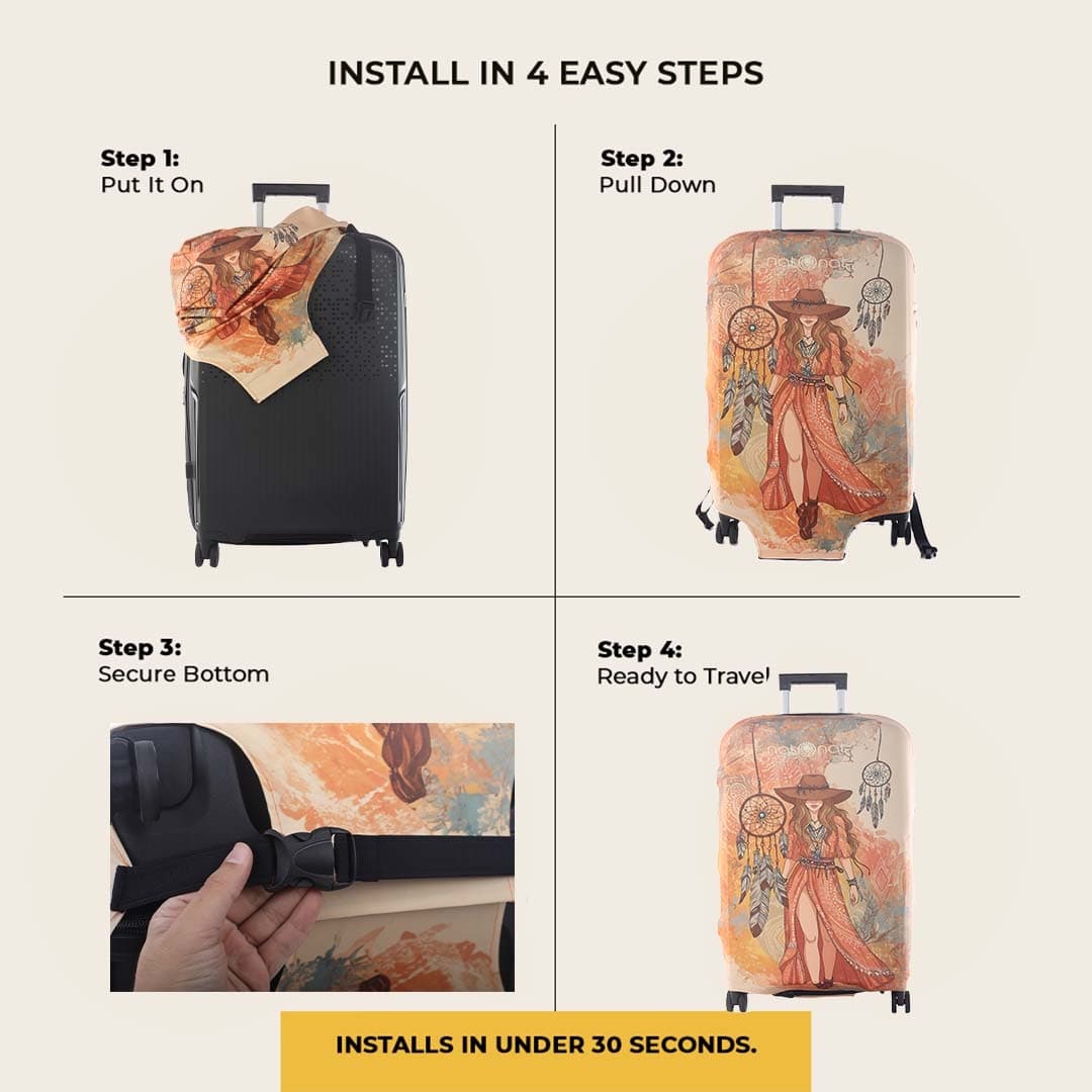 Wildfern Luggage Cover - view 5