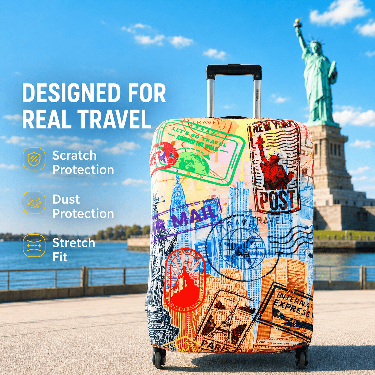 New York Luggage Cover - view 4