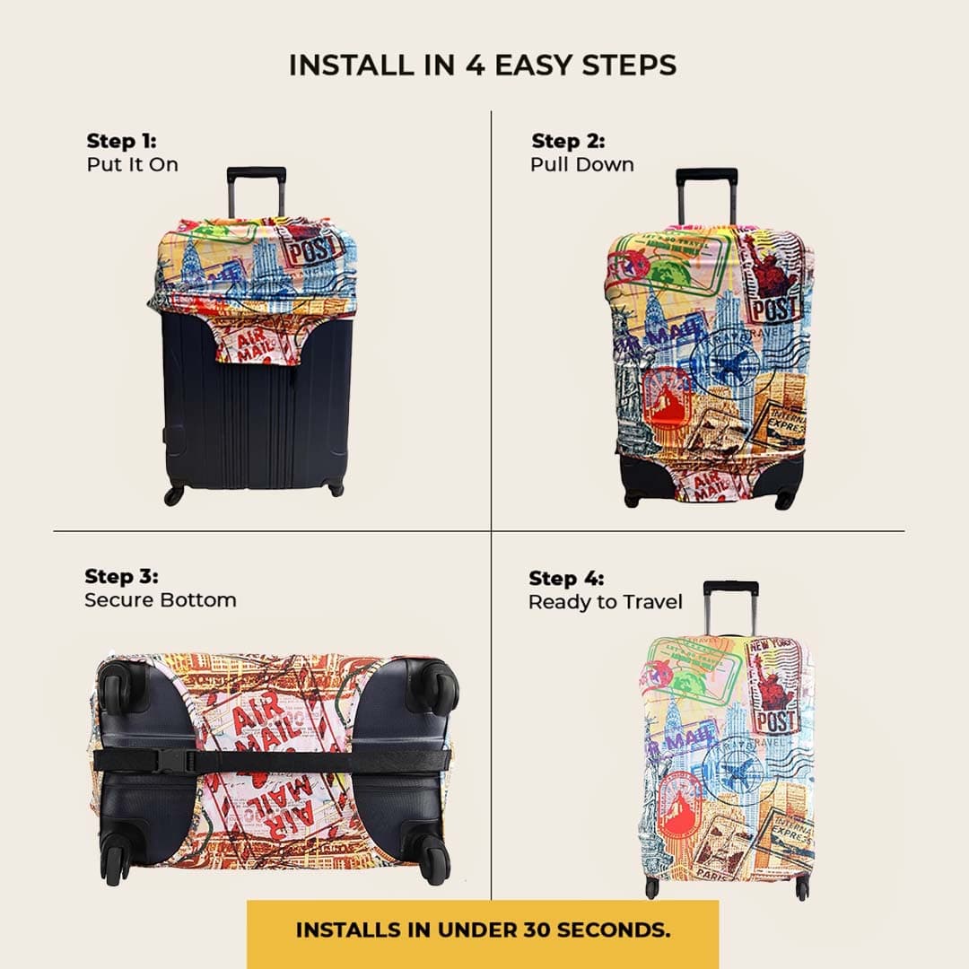 New York Luggage Cover - view 5