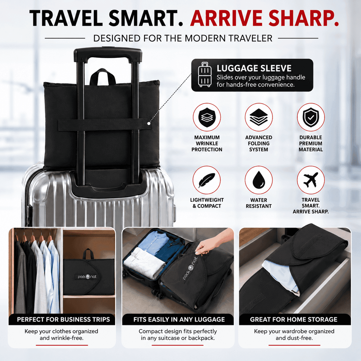 PackOnat Packing Folder - Black - view 5